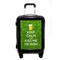 Kiss Me I'm Irish Carry On Hard Shell Suitcase - Front