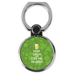 Kiss Me I'm Irish Cell Phone Ring Stand & Holder (Personalized)