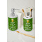 Kiss Me I'm Irish Ceramic Bathroom Accessories - LIFESTYLE (toothbrush holder & soap dispenser)