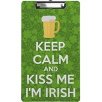 Kiss Me I'm Irish Clipboard (Legal Size) (Personalized)