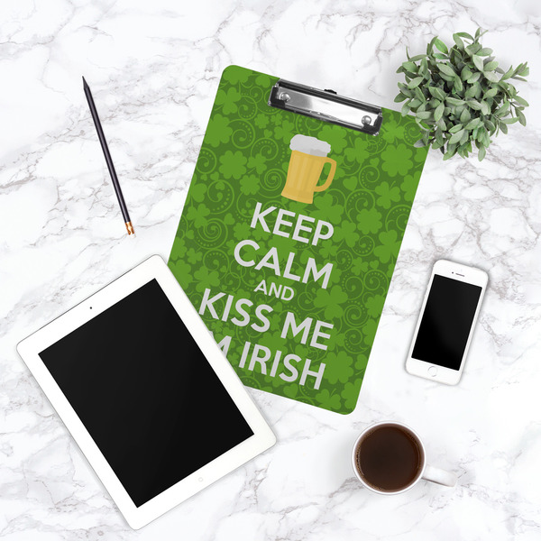 Kiss Me I'm Irish Clipboard - Lifestyle Photo