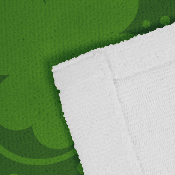 Kiss Me I'm Irish Close up of Fabric