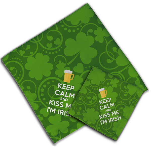 Kiss Me I'm Irish Cloth Napkins - Personalized Lunch & Dinner (PARENT MAIN)