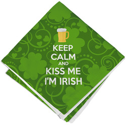 Kiss Me I'm Irish Cloth Cocktail Napkin - Single