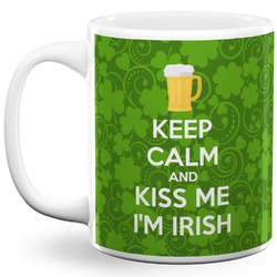 Kiss Me I'm Irish 11 Oz Coffee Mug - White