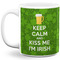 Kiss Me I'm Irish Coffee Mug - 11 oz - Full- White