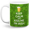 Kiss Me I'm Irish 11 Oz Coffee Mug - White