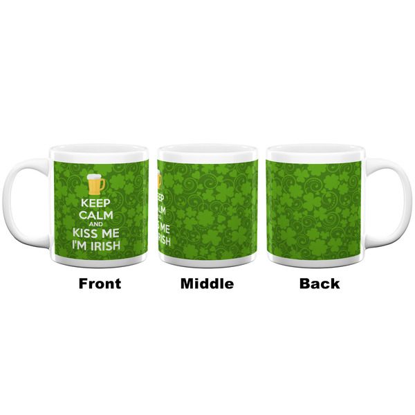 Kiss Me I'm Irish Coffee Mug - 20 oz - White APPROVAL