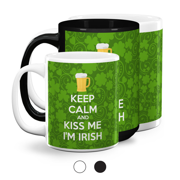 Kiss Me I'm Irish Coffee Mugs Main