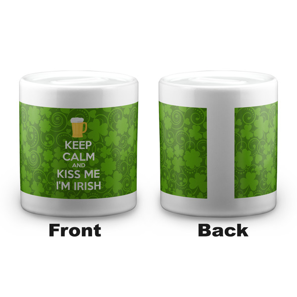 Kiss Me I'm Irish Coin Bank - Apvl