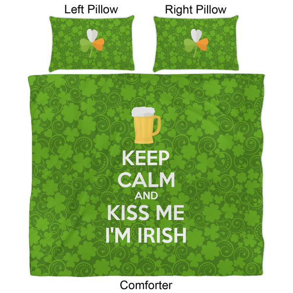 Kiss Me I'm Irish Comforter Set - King - Approval
