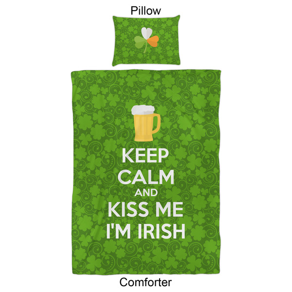 Kiss Me I'm Irish Comforter Set - Twin XL - Approval