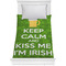 Kiss Me I'm Irish Comforter (Twin)
