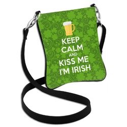 Kiss Me I'm Irish Cross Body Bag - 2 Sizes (Personalized)