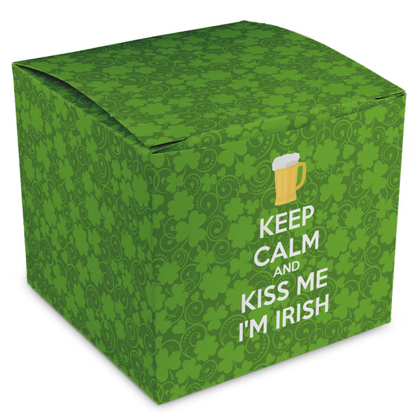 Custom Kiss Me I'm Irish Cube Favor Gift Boxes