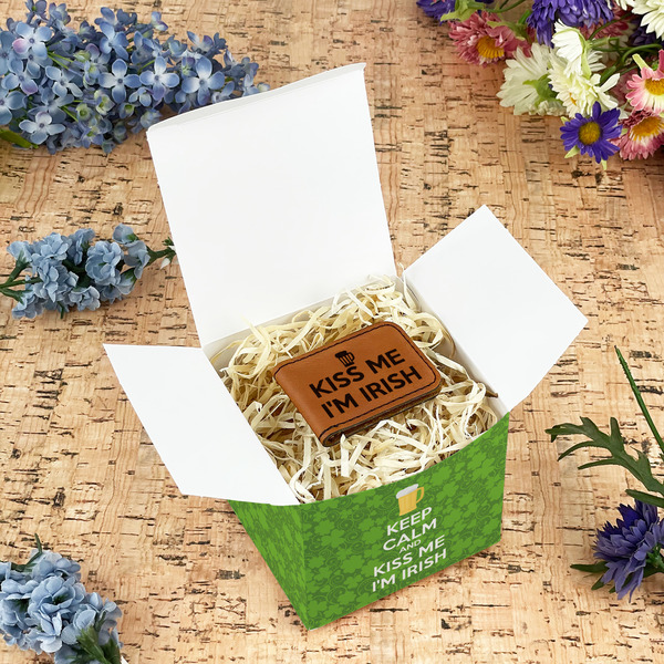 Kiss Me I'm Irish Cubic Gift Box - In Context