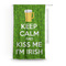 Kiss Me I'm Irish Curtain Panel - Custom Size