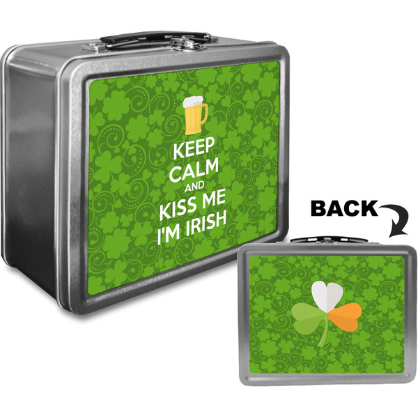 Kiss Me I'm Irish Custom Lunch Box / Tin Approval