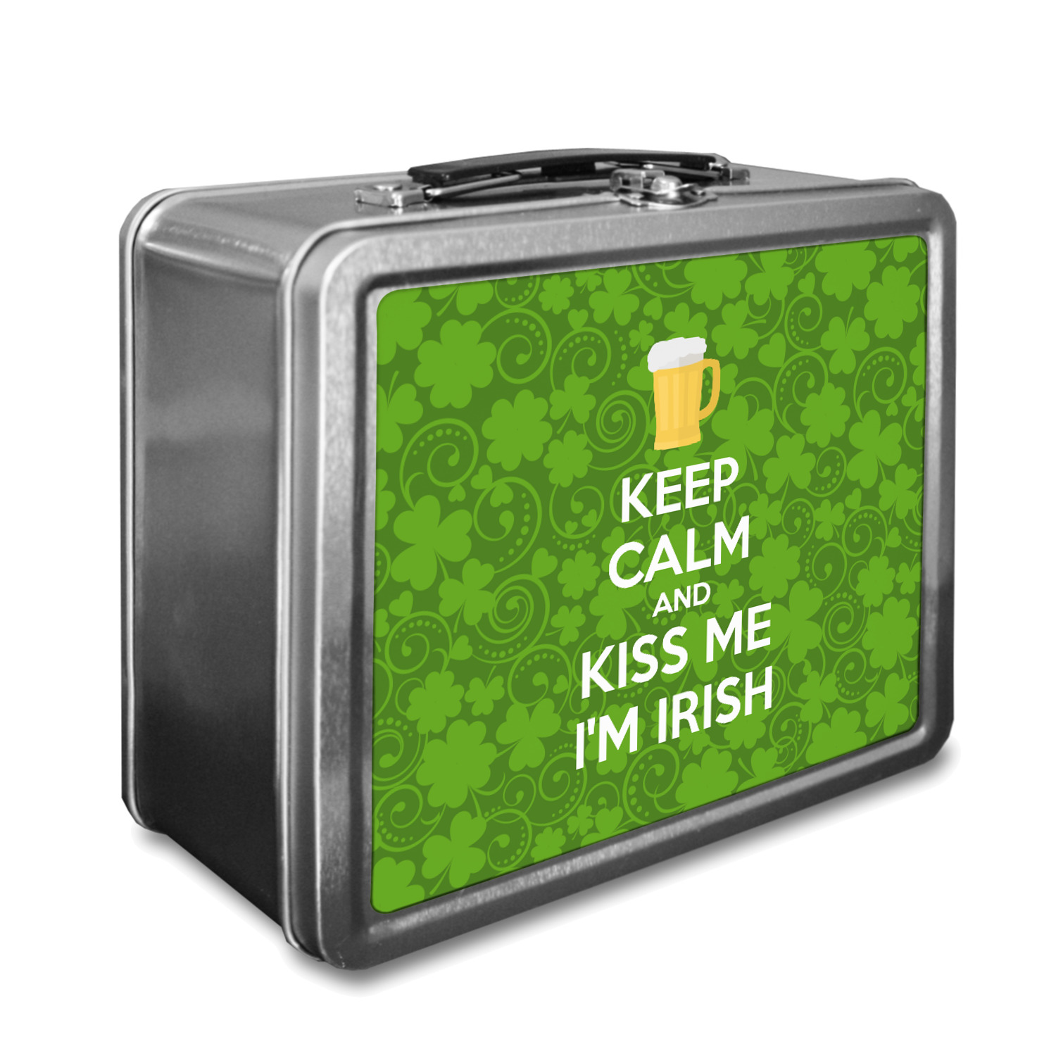 Kiss Me I'm Irish Lunch Box (Personalized) YouCustomizeIt