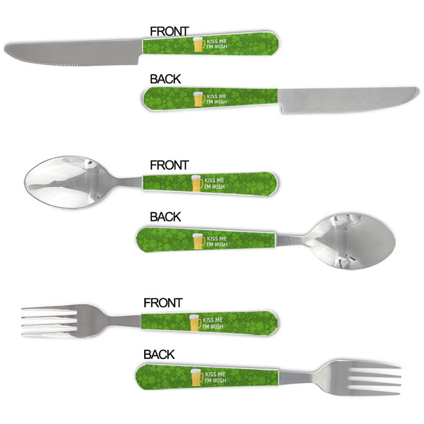 Kiss Me I'm Irish Cutlery Set - APPROVAL