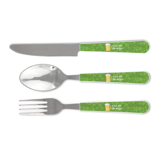 Custom Kiss Me I'm Irish Cutlery Set