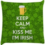 Kiss Me I'm Irish Decorative Pillow Case (Personalized)