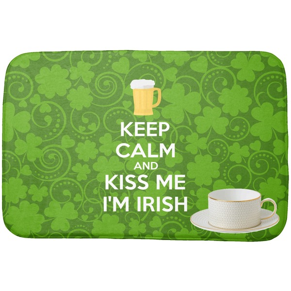 Kiss Me I'm Irish Dish Drying Mat