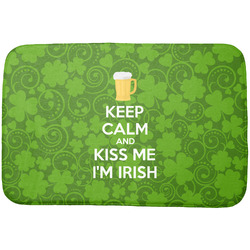 Kiss Me I'm Irish Dish Drying Mat (Personalized)