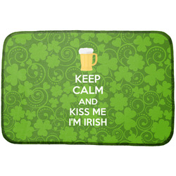 Kiss Me I'm Irish Dish Drying Mat (Personalized)