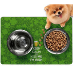 Kiss Me I'm Irish Dog Food Mat - Small