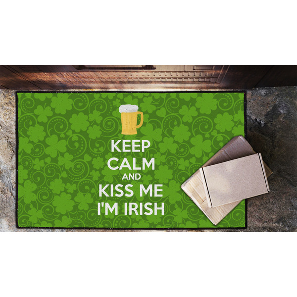 Kiss Me I'm Irish Door Mat - LIFESTYLE (Lrg)