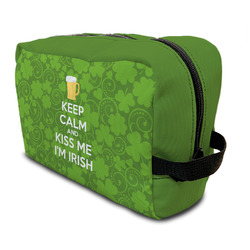 Kiss Me I'm Irish Toiletry Bag / Dopp Kit
