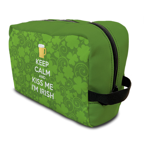 Custom Kiss Me I'm Irish Toiletry Bag / Dopp Kit