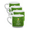 Kiss Me I'm Irish Double Shot Espresso Mugs - Set of 4 Front