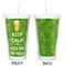 Kiss Me I'm Irish Double Wall Tumbler with Straw - Approval