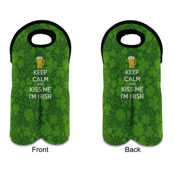 Kiss Me I'm Irish Double Wine Tote - APPROVAL (new)