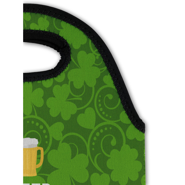 Kiss Me I'm Irish Double Wine Tote - Detail 1 (new)