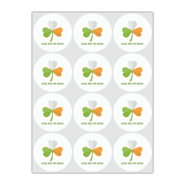 Kiss Me I'm Irish Drink Topper - Small - Set of 12