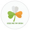 Kiss Me I'm Irish Drink Topper - XLarge - Single