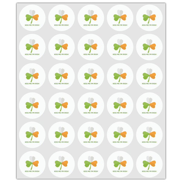 Kiss Me I'm Irish Drink Topper - XSmall - Set of 30