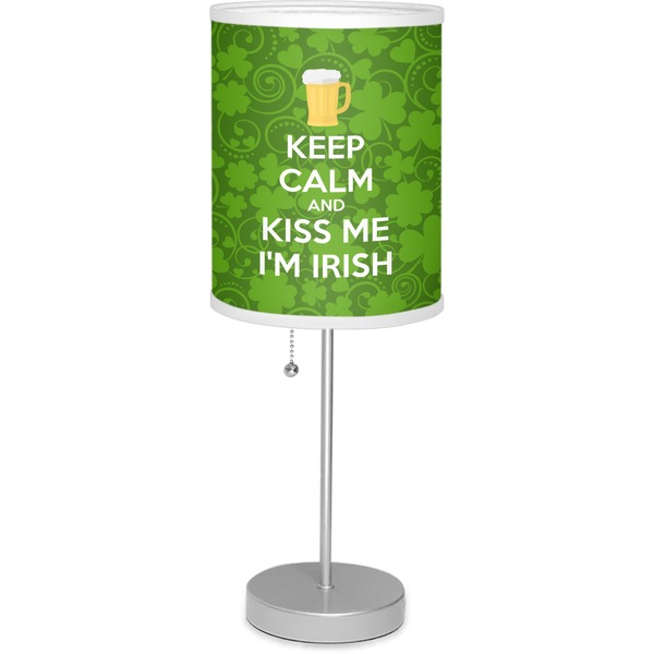 Custom Kiss Me I'm Irish Lamp with Drum Shade