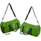 Kiss Me I'm Irish Duffle bag small front and back sides