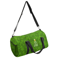 Kiss Me I'm Irish Duffel Bag - Large (Personalized)