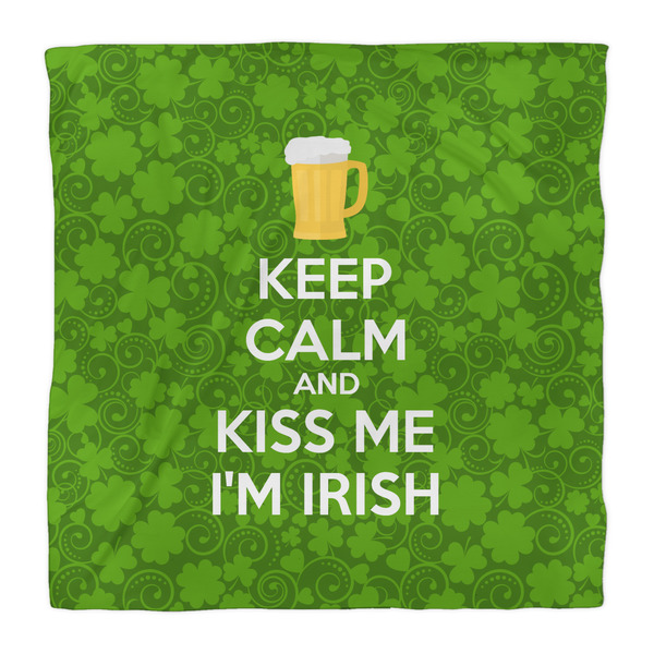 Kiss Me I'm Irish Duvet Cover - Queen - Front