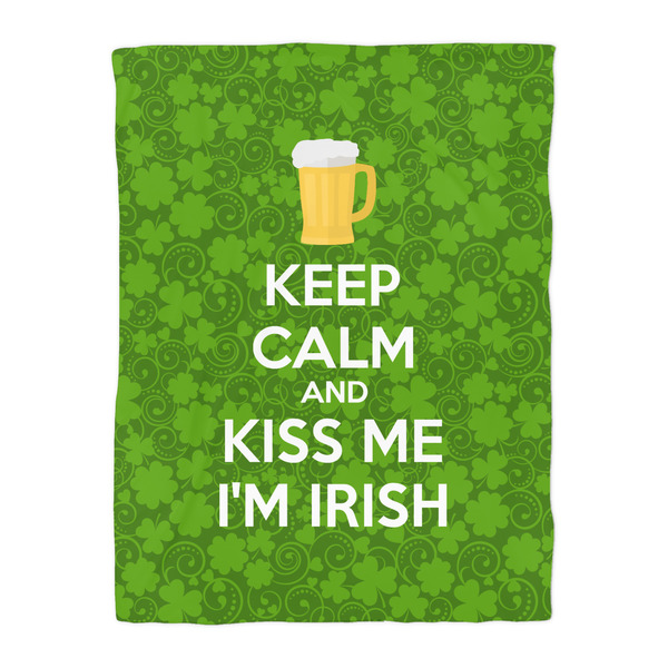 Kiss Me I'm Irish Duvet Cover - Twin - Front