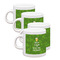Kiss Me I'm Irish Espresso Cup Group of Four Front
