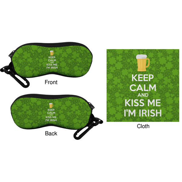 Kiss Me I'm Irish Eyeglass Case & Cloth (Approval)