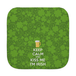Kiss Me I'm Irish Face Towel (Personalized)