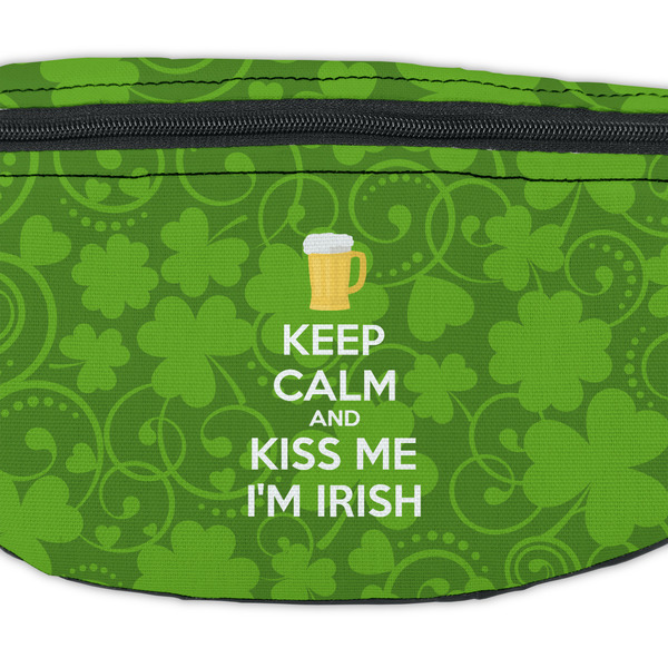 Kiss Me I'm Irish Fanny Pack - Closeup