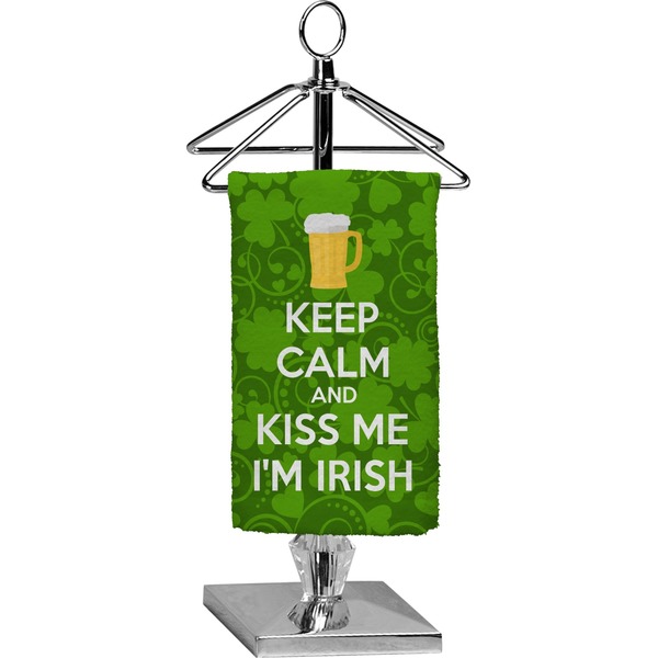 Custom Kiss Me I'm Irish Finger Tip Towel - Full Print (Personalized)